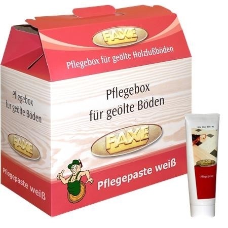 FAXE Bodenpflegebox mit Pflegepaste weiß