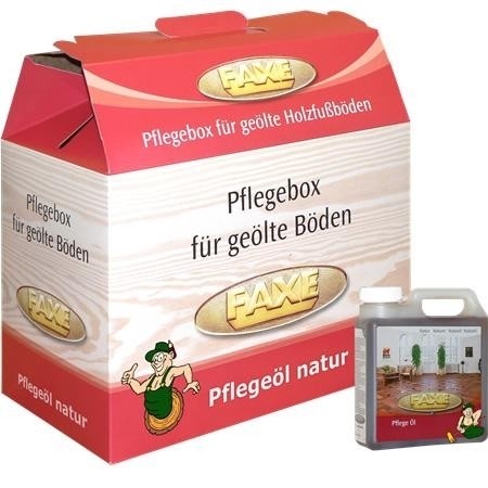 FAXE Bodenpflegebox mit Pflegeöl natur